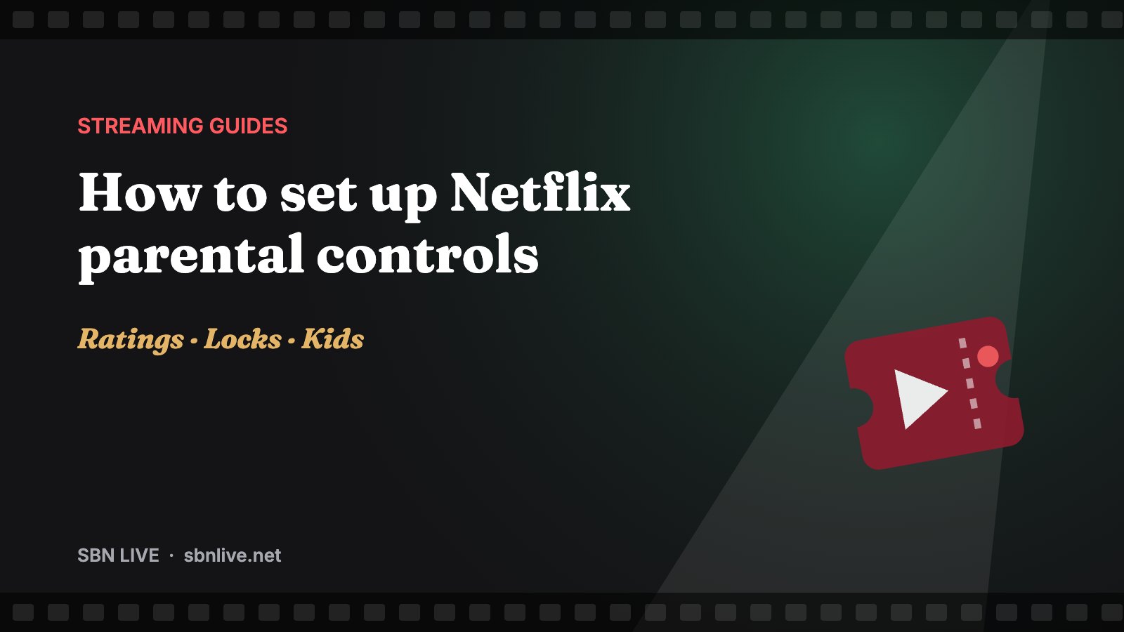 How to set up Netflix parental controls