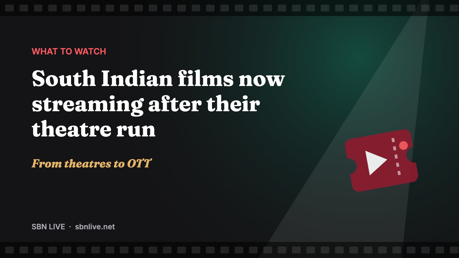 South Indian films now streaming after their theatre run